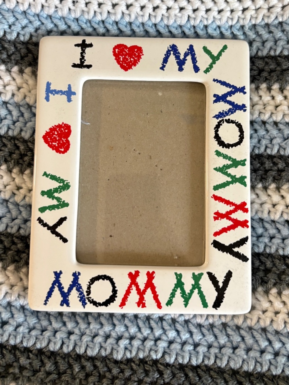 Vintage I Love My Mommy 
 Picture Frame Y2K Mom Mother’s Day Retro